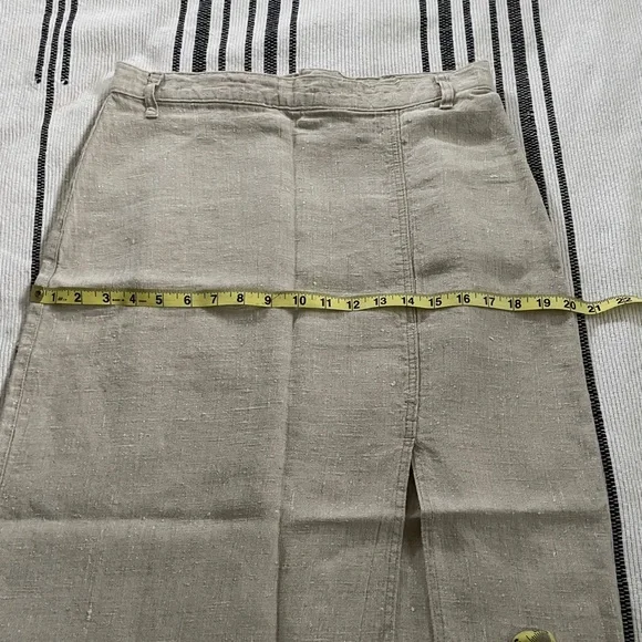 100% linen maxi skirt - Picture 7 of 8